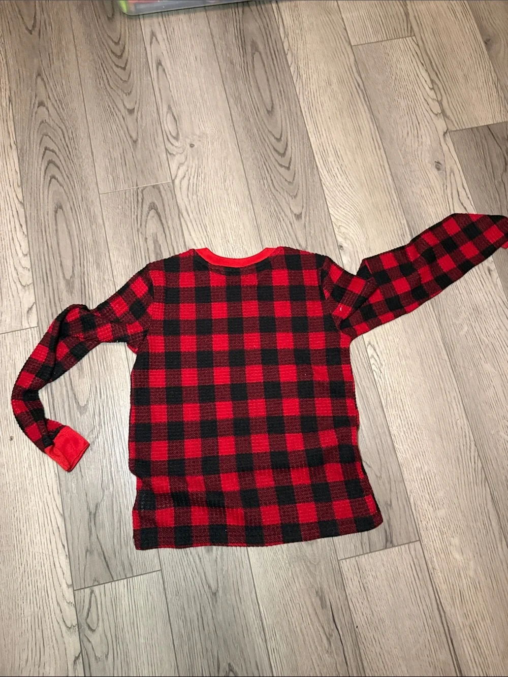 Lands' End Kids Plaid Pajama Set Size 8